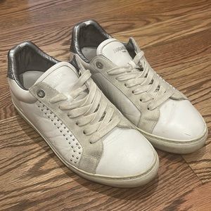 ZADIG & VOLTAIRE WOMEN'S SUEDE / LEATHER SNEAKERS size 39
